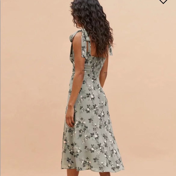 Reformation Twilight Dress in Verde - Picture 3 of 6